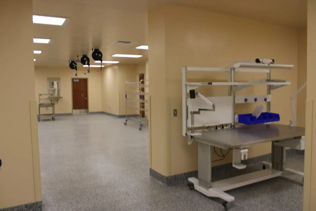 Post demo and renovation at Cody Regional Health's Central Sterile Unit in Cody, WY completed by Groathouse Construction