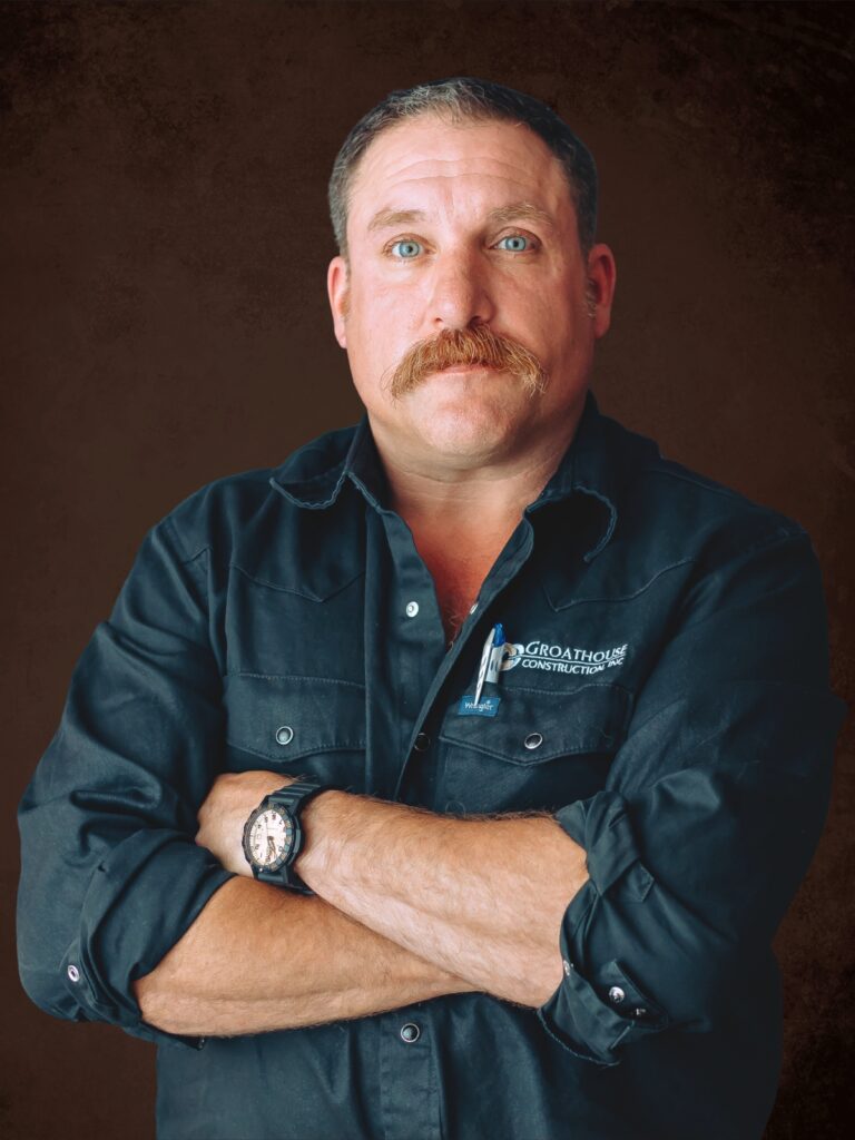 Joe Gillette, Superintendent at Groathouse Construction in Wyoming.